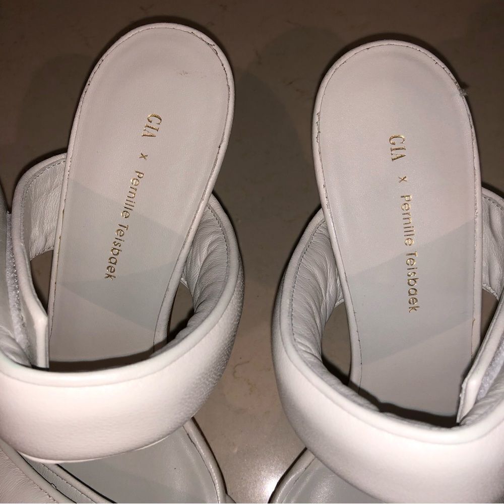 Gia x Pernille Teisbaek 2 Band Puffy Slide high heel Sandal - Picture 8 of 11